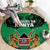 Kenya National Heroes Day Round Carpet Mashujaa With Lion Head And Coat Of Arms