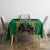 Kenya National Heroes Day Tablecloth Mashujaa With Lion Head And Coat Of Arms