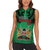 Kenya National Heroes Day Women Sleeveless Polo Shirt Mashujaa With Lion Head And Coat Of Arms - Wonder Print Shop