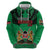 Kenya National Heroes Day Zip Hoodie Mashujaa With Lion Head And Coat Of Arms