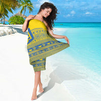 Ukraine Trident Christmas Sarong Vyshyvanka Patterns - Wonder Print Shop
