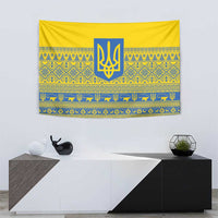 Ukraine Trident Christmas Tapestry Vyshyvanka Patterns - Wonder Print Shop