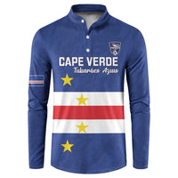 Cape Verde Football Custom Button Sweatshirt Go Champion Sporty Style - Wonder Print Shop