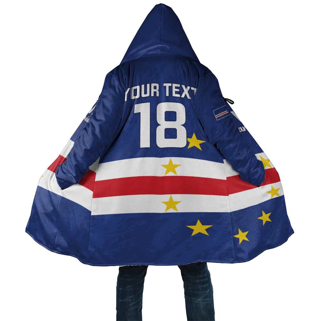 Cape Verde Football Custom Cloak Go Champion Sporty Style - Wonder Print Shop