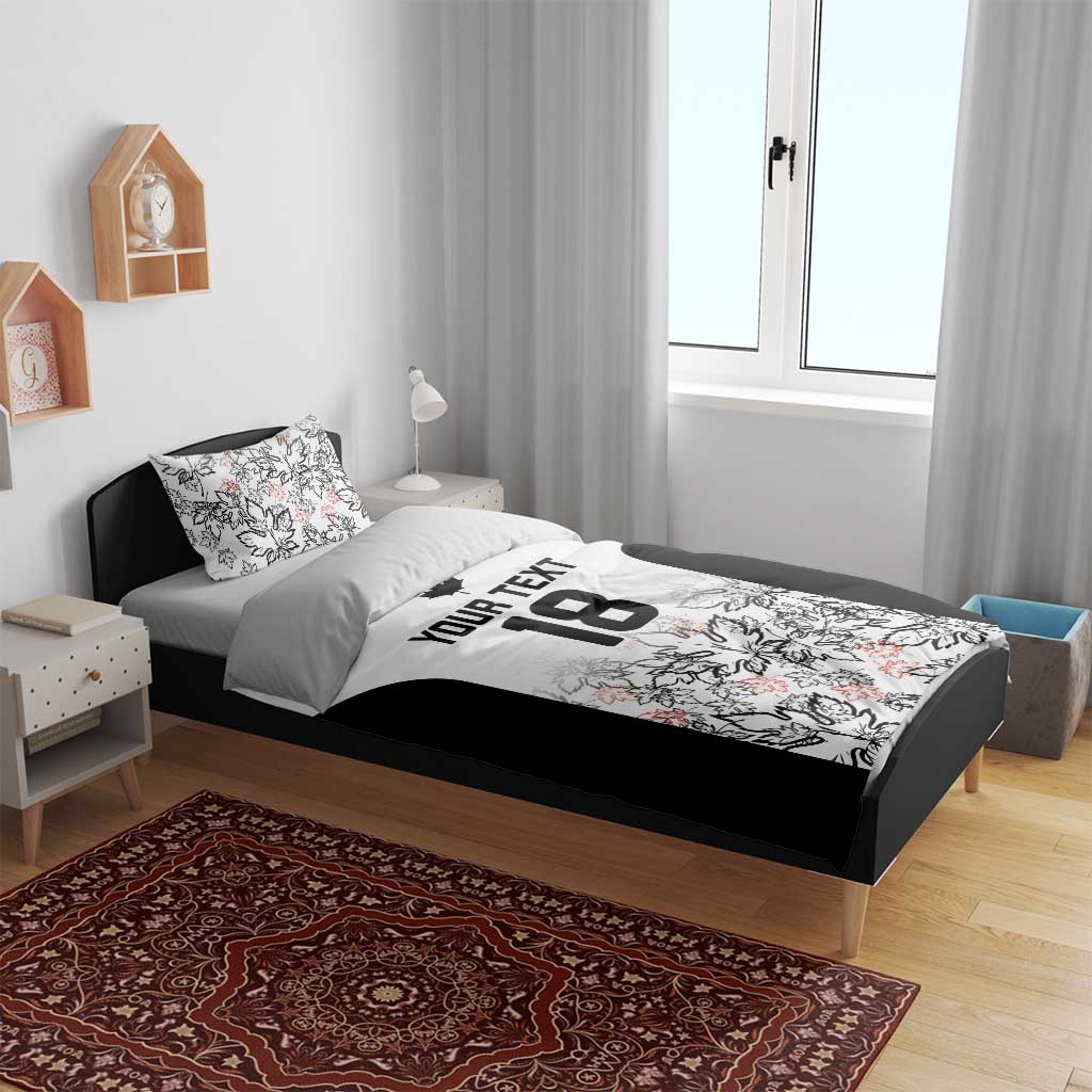 Canada Rugby Custom Bedding Set Maple Leafs Go Champion - Wonder Print Shop