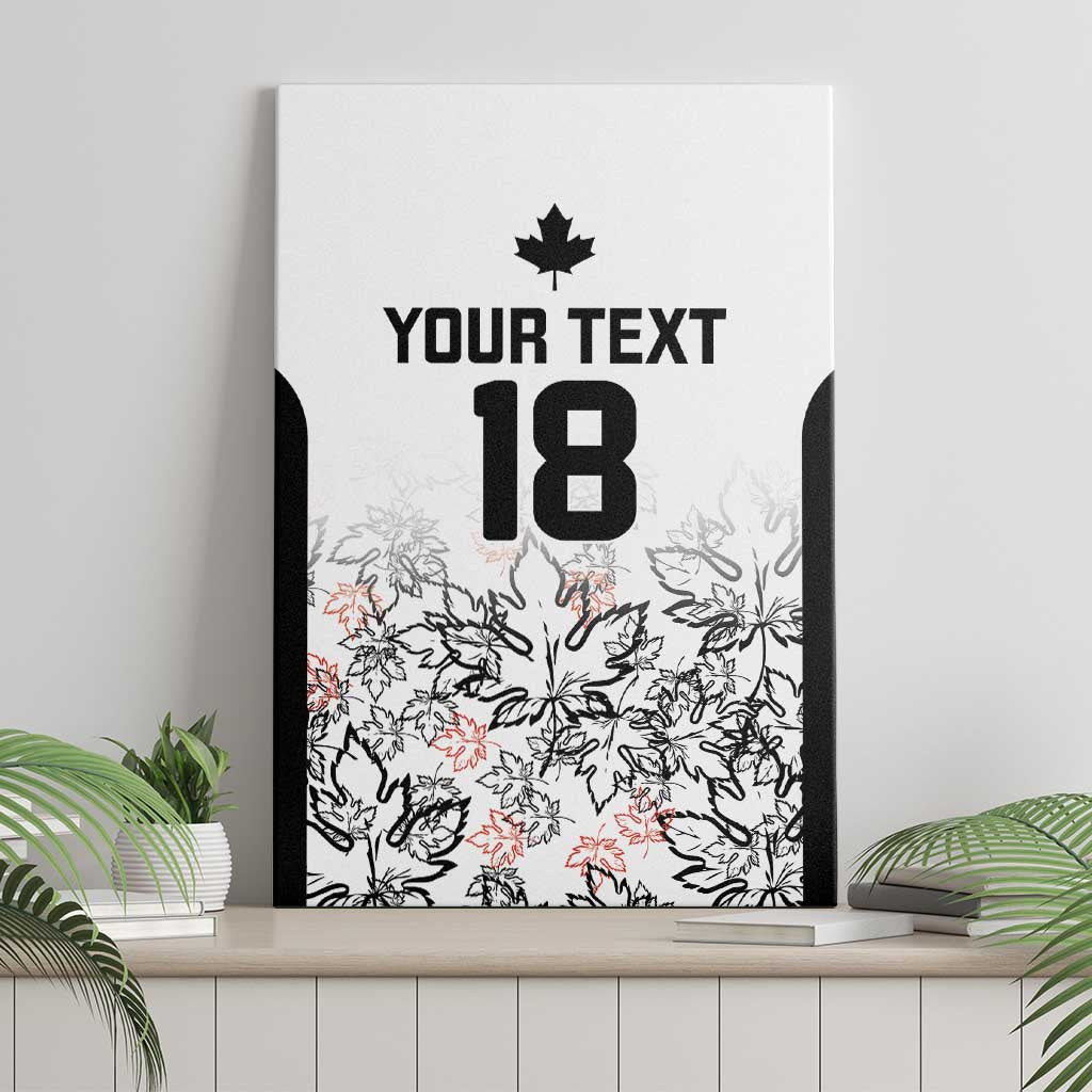 Canada Rugby Custom Canvas Wall Art Maple Leafs Go Champion - Wonder Print Shop