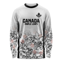 Canada Rugby Custom Long Sleeve Shirt Maple Leafs Go Champion - Wonder Print Shop