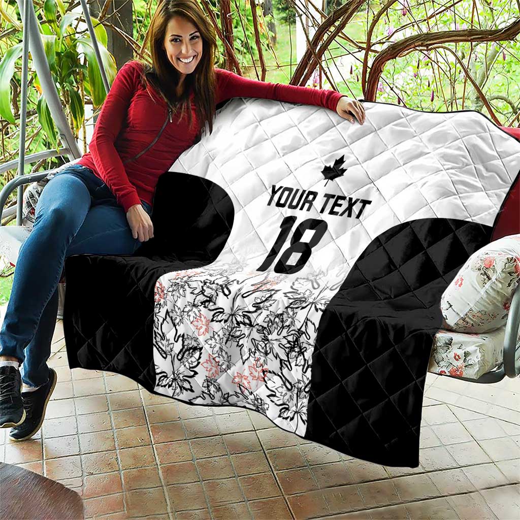 Canada Rugby Custom Quilt Maple Leafs Go Champion - Wonder Print Shop