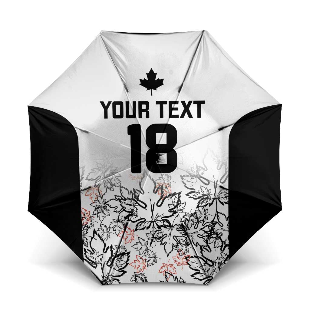 Canada Rugby Custom Umbrella Maple Leafs Go Champion - Wonder Print Shop