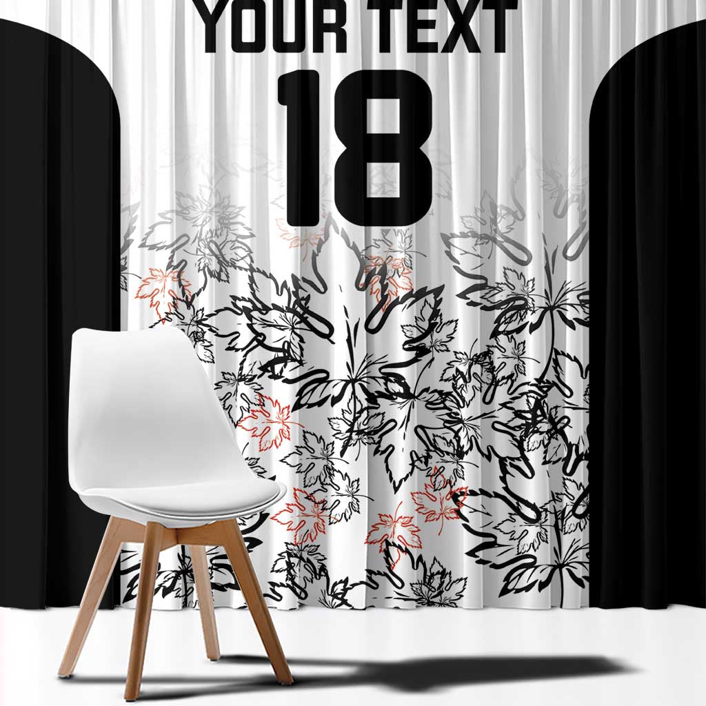Canada Rugby Custom Window Curtain Maple Leafs Go Champion - Wonder Print Shop