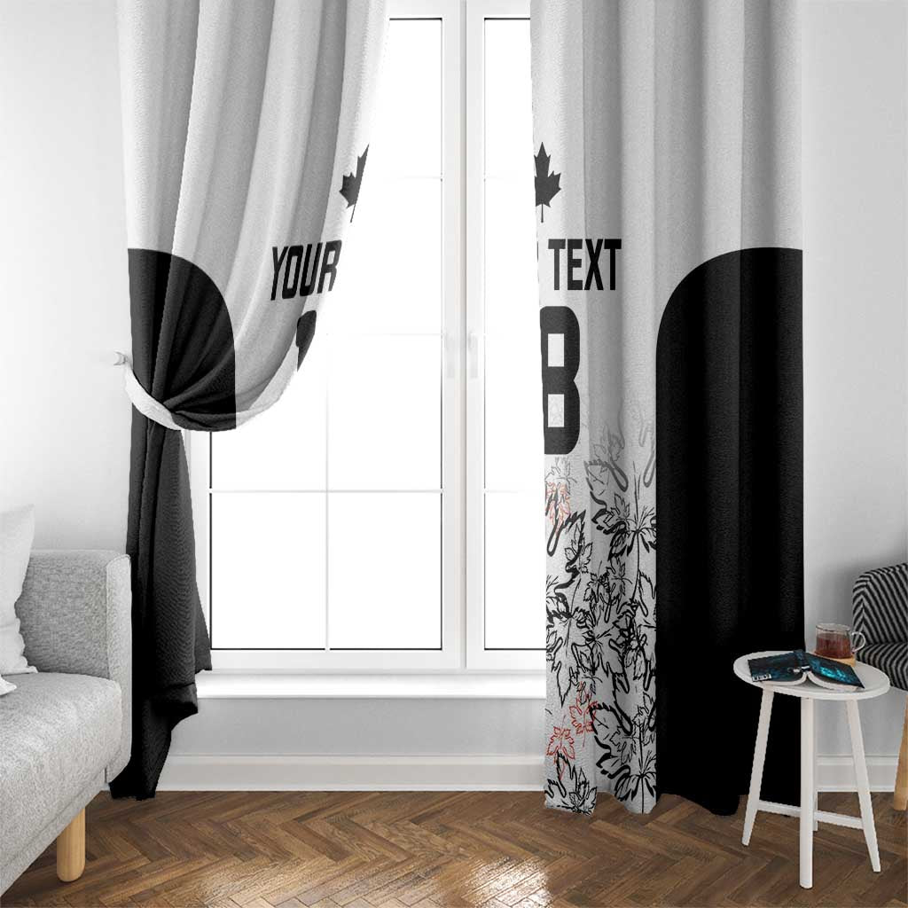 Canada Rugby Custom Window Curtain Maple Leafs Go Champion - Wonder Print Shop
