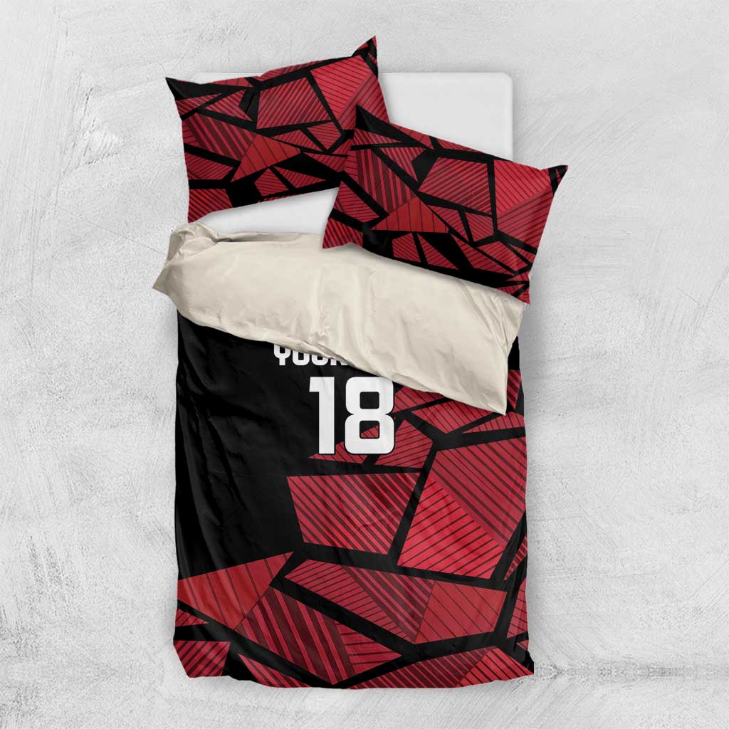 England Rugby Custom Bedding Set Red Roses Go Champion - Wonder Print Shop