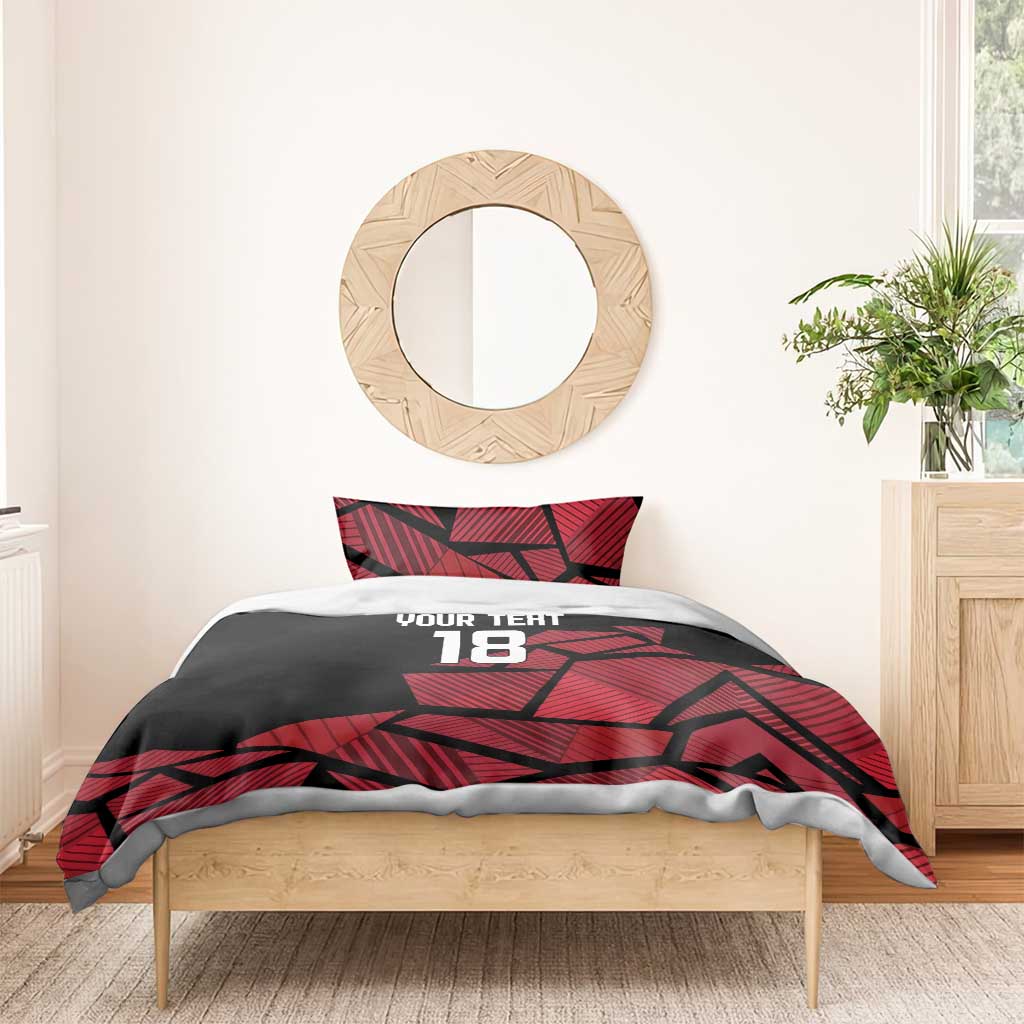 England Rugby Custom Bedding Set Red Roses Go Champion - Wonder Print Shop