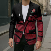 England Rugby Custom Blazer Red Roses Go Champion - Wonder Print Shop