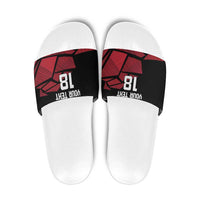 England Rugby Custom Slide Sandals Red Roses Go Champion - Wonder Print Shop