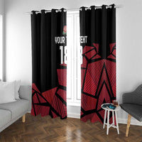 England Rugby Custom Window Curtain Red Roses Go Champion - Wonder Print Shop