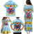 Saint Lucia Christmas Family Matching Puletasi and Hawaiian Shirt Saint Lucian Parrot With Hibiscus Flowers - Wonder Print Shop