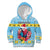 Saint Lucia Christmas Kid Hoodie Saint Lucian Parrot With Hibiscus Flowers - Wonder Print Shop