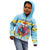 Saint Lucia Christmas Kid Hoodie Saint Lucian Parrot With Hibiscus Flowers - Wonder Print Shop