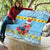 Saint Lucia Christmas Quilt Saint Lucian Parrot With Hibiscus Flowers - Wonder Print Shop