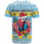 Saint Lucia Christmas T Shirt Saint Lucian Parrot With Hibiscus Flowers - Wonder Print Shop