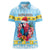 Saint Lucia Christmas Women Polo Shirt Saint Lucian Parrot With Hibiscus Flowers - Wonder Print Shop