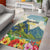 Pitons Saint Lucia Area Rug Hibiscus Flowers - Wonder Print Shop