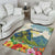 Pitons Saint Lucia Area Rug Hibiscus Flowers - Wonder Print Shop