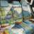 Pitons Saint Lucia Back Car Seat Cover Hibiscus Flowers - Wonder Print Shop