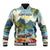 Pitons Saint Lucia Baseball Jacket Hibiscus Flowers - Wonder Print Shop