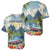 Pitons Saint Lucia Baseball Jersey Hibiscus Flowers - Wonder Print Shop