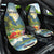 Pitons Saint Lucia Car Seat Cover Hibiscus Flowers - Wonder Print Shop