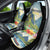 Pitons Saint Lucia Car Seat Cover Hibiscus Flowers - Wonder Print Shop