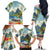 Pitons Saint Lucia Family Matching Off The Shoulder Long Sleeve Dress and Hawaiian Shirt Hibiscus Flowers - Wonder Print Shop