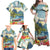 Pitons Saint Lucia Family Matching Off Shoulder Maxi Dress and Hawaiian Shirt Hibiscus Flowers - Wonder Print Shop