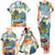 Pitons Saint Lucia Family Matching Tank Maxi Dress and Hawaiian Shirt Hibiscus Flowers - Wonder Print Shop