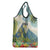 Pitons Saint Lucia Grocery Bag Hibiscus Flowers