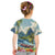 Pitons Saint Lucia Kid T Shirt Hibiscus Flowers - Wonder Print Shop