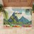 Pitons Saint Lucia Rubber Doormat Hibiscus Flowers - Wonder Print Shop