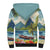 Pitons Saint Lucia Sherpa Hoodie Hibiscus Flowers - Wonder Print Shop