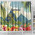 Pitons Saint Lucia Shower Curtain Hibiscus Flowers