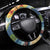 Pitons Saint Lucia Steering Wheel Cover Hibiscus Flowers - Wonder Print Shop