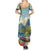 Pitons Saint Lucia Summer Maxi Dress Hibiscus Flowers - Wonder Print Shop