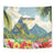 Pitons Saint Lucia Tapestry Hibiscus Flowers