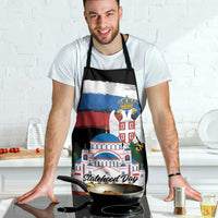 Serbia Statehood Day Apron Saint Sava with Serbian Eagle