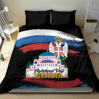 Serbia Statehood Day Bedding Set Saint Sava with Serbian Eagle