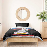 Serbia Statehood Day Bedding Set Saint Sava with Serbian Eagle
