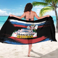 Serbia Statehood Day Sarong Saint Sava with Serbian Eagle