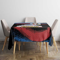 Serbia Statehood Day Tablecloth Saint Sava with Serbian Eagle