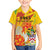 Personalized Saint Kitts and Nevis Poinciana Flowers Kid Hawaiian Shirt With Coat Of Arms - Wonder Print Shop